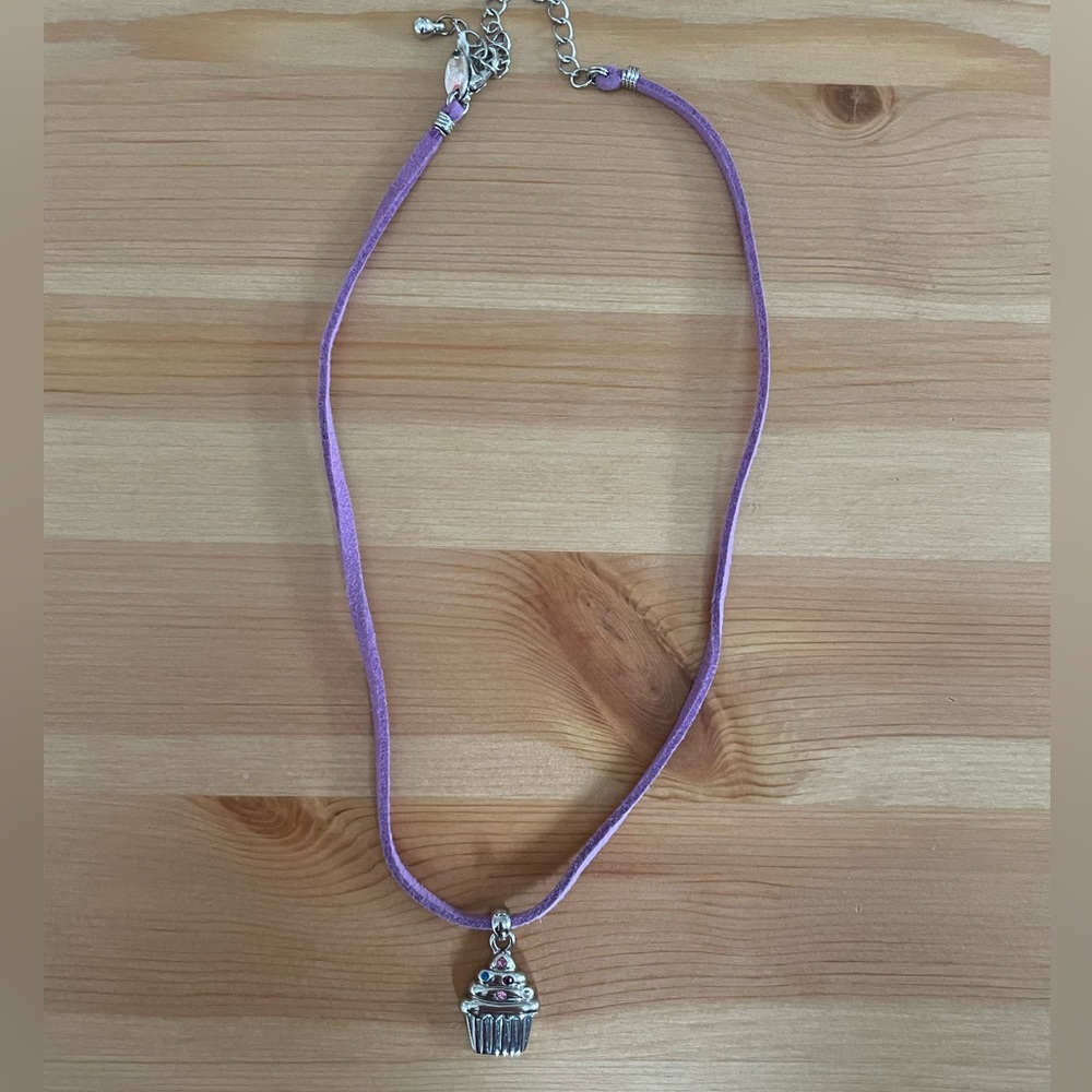 Little Girls Lia Sophia Cupcake Necklace